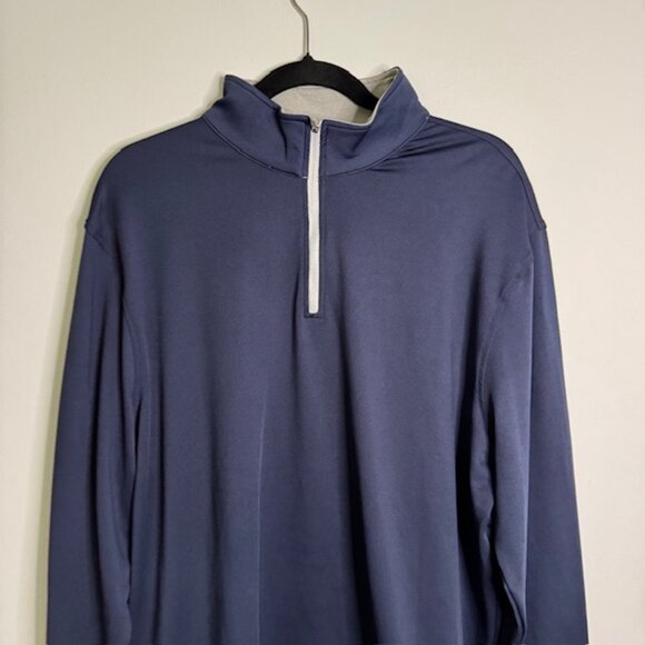 Kenneth Cole Golf Men's 1/4 Zip Pullover Navy Size Large - Picture 4 of 5